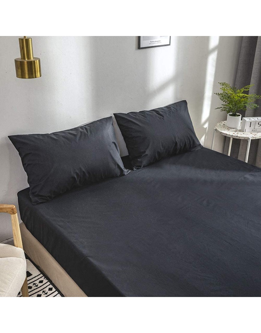 Bebling Protège-matelas imperméable en polycoton avec taie d'oreiller pour lit super king size Noir - BA5MELMJO