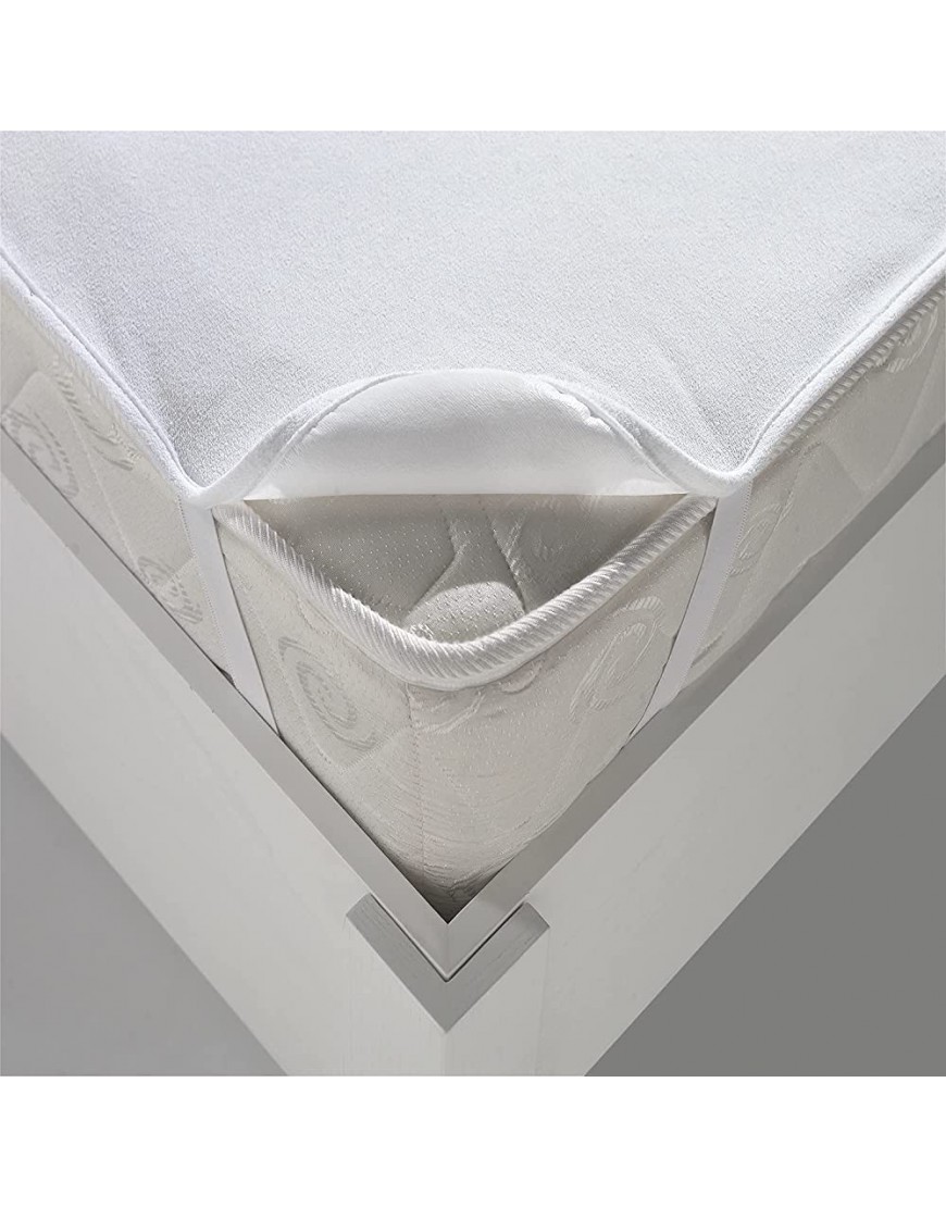 Pukato Alèse imperméable 160 x 200 cm – Respirante – Protège-matelas en coton sans plis - BWH8DLHIJ