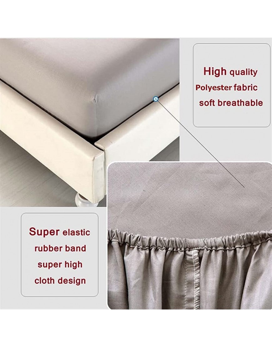 yueyouhuyou Protège-matelas en polyester avec bande élastique Pour adultes enfants grand lit Textile de maison Couleur : K Taille : seulement 2 taies d'oreiller - B5232PAGW