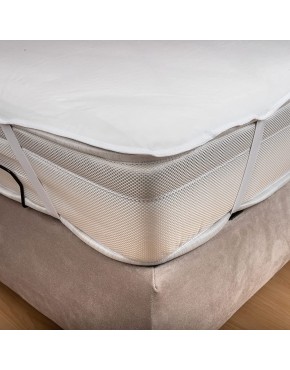 DOWRY WORLD Store Alèse imperméable et respirante sans plis 100 % coton hypoallergénique Blanc 160 x 200 cm - B3KEQPXKA