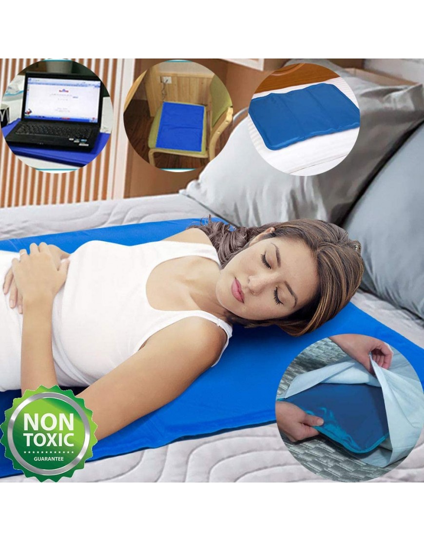 HYJ Tapis en gel refroidissant magique et multi-fonctionnel tapis de yoga 100 % sûr propre et respectueux de l'environnement XXL,60X90 CM - B7BAKIBFE