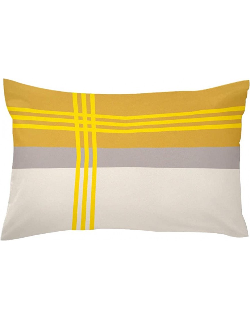 Abstract Retro Colorful Stripe Pattern Sofa Pillow Covers 20x36in Standard Size - BKVHDIYTN