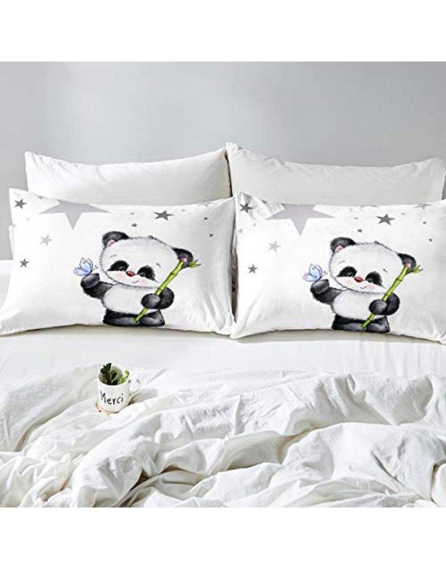 HRKDHBS 3D Housse De Couette Panda Microfibredécoration De La Maison pour Enfants Adultes Housse Couette140X200Cm - BV2VDMRQG