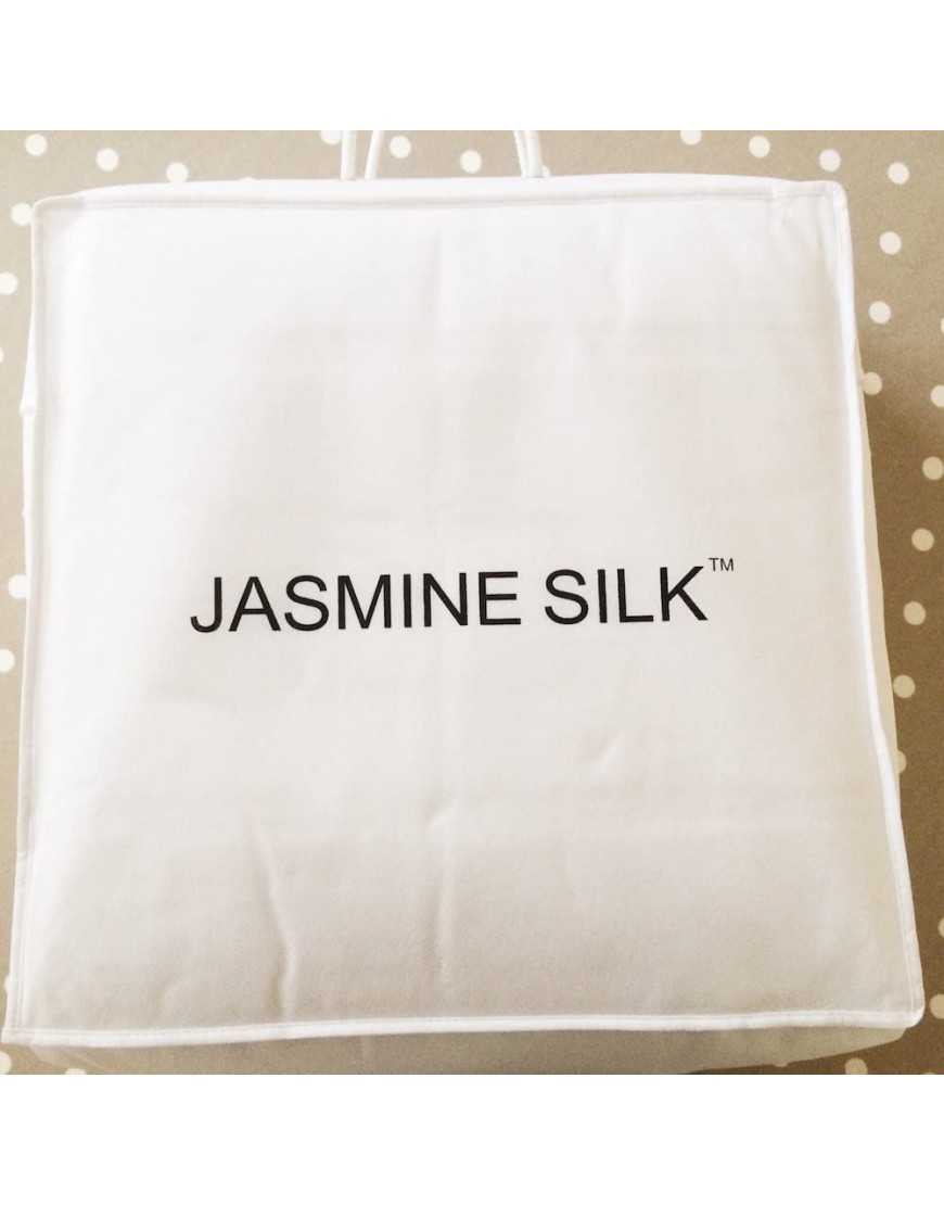 Jasmine Silk 100% mûrier Soie rempli Couette Naturelle de Duvet 140x200cm Toute la Saison 300gm² Anti Mites + Anti Moustiques + Anti Punaises de Lit - BDKBBQBHH