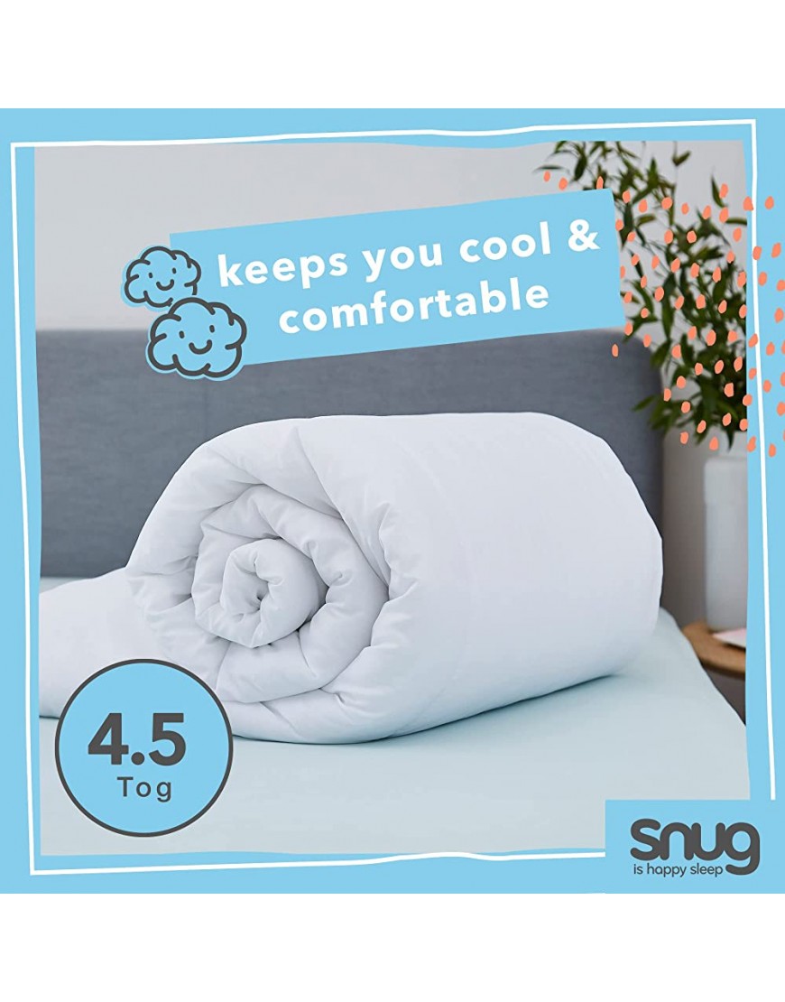 Snug Chill Out Couette 4,5 Tog Blanc Double - BBK3VHJDL